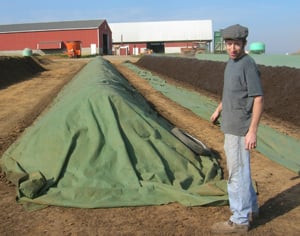 humus compost production at Penn Valley Farms