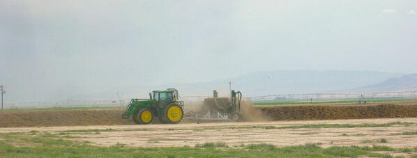 Composting at Webb Basin Dairy